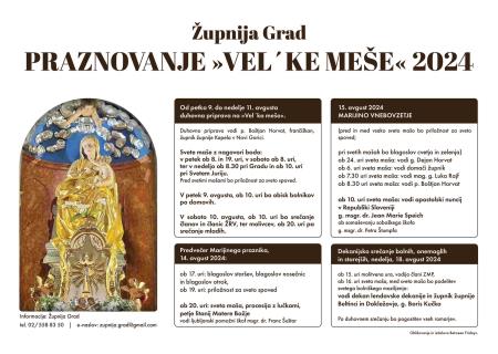 PRAZNOVANJE "VEL´KE MEŠE" 2024